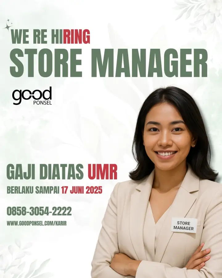 Lowongan Pekerjaan Store Manager - Good Ponsel 0